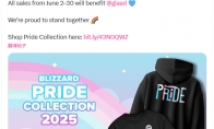 Blizzard official celebrating "Pride Month" but the comment section soon turned down
