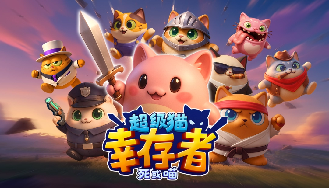 《超级猫幸存者：死或喵》6月13日Steam现已发售！