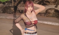 The contrasting big sister goes to the island "Dead or live beach volleyball Venus holiday" new goddess Azusa