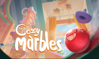 充满温暖与怀旧氛围的弹珠轨道模拟游戏《Cozy Marbles》将于2026年登陆Steam