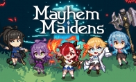 Roguelite tower defense game "Mayhem Maidens" Steam page supports simplified Chinese