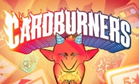 The Steam page of the fast-paced card game "Cardburners" is open, and the release date is to be determined