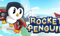 2D Flying Action Game "Rocket Penguin" Steam Page Released in 2025