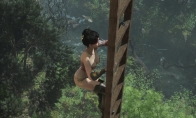 "The Last Ming Dynasty: The Feather of the Abyss" Sexy New Screenshots of the Cool heroine climbing the ladder