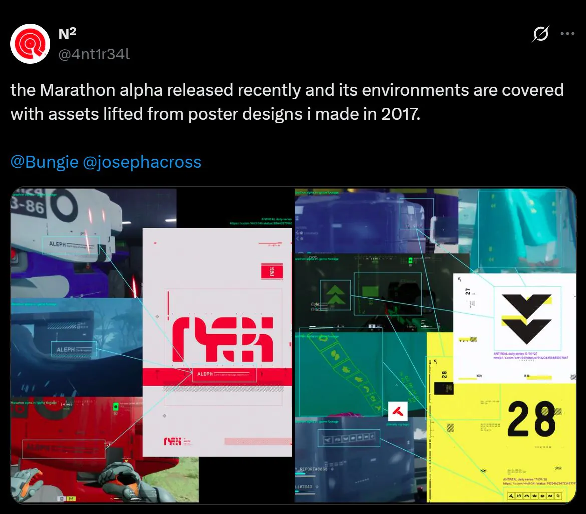Bungie admits plagiarism of the "Marathon" material and may be skipped
