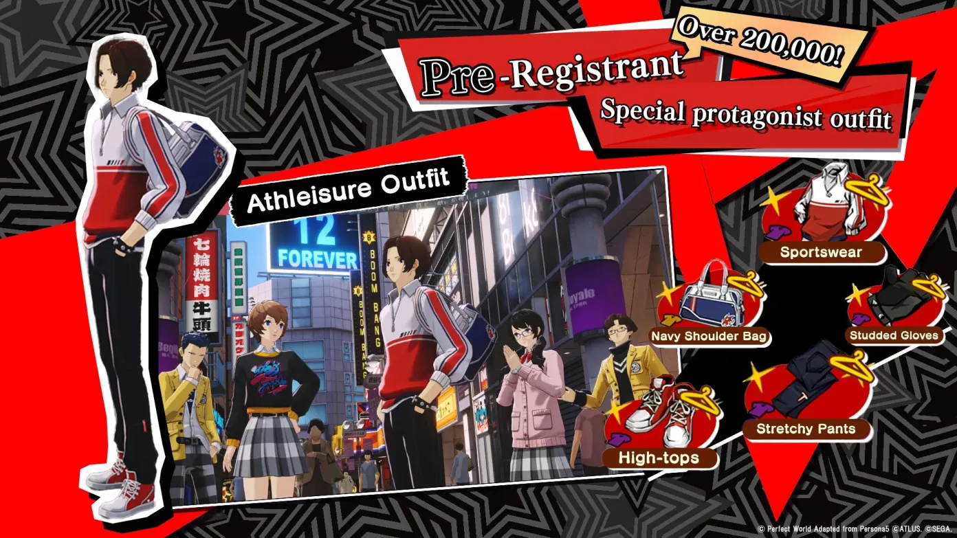 《女神异闻录：夜幕魅影》国际服预约破20万 官方送礼