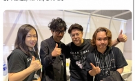 Kojima and actors Cao Zhen and Xu Hui in "Death Stranding 2" took a photo. Like and memorize