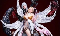 《数码宝贝》天女兽与妖女兽雕像 身材都很出色