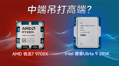 ж˵߶ˣAMD 7 9700X VS IntelUltra 9 285KϷ