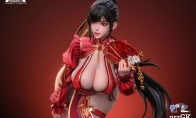 《剑星》女主全新雕像公开 身穿红色旗袍大雷很性感