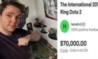 Dota2 ti3冠军戒指被挂拍卖平台 7万美元起拍无人问津