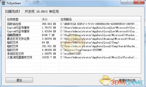 《TcSysclean》免费版