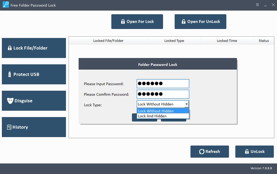 Amazing Free Folder Password Lock