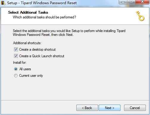 Tipard Windows Password Reset