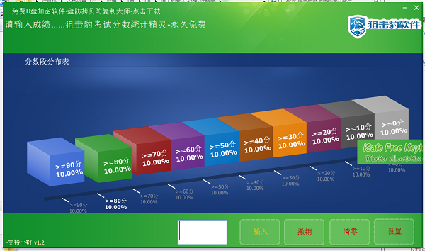 狙击豹考试成绩统计精灵