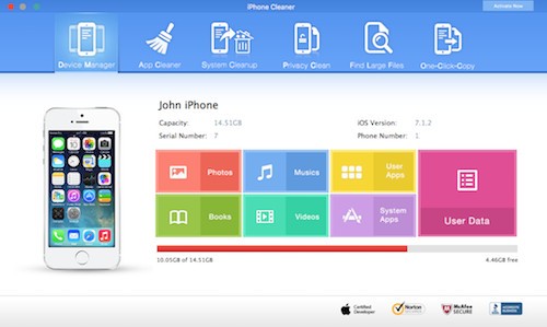 Fireebok iPhone Cleaner