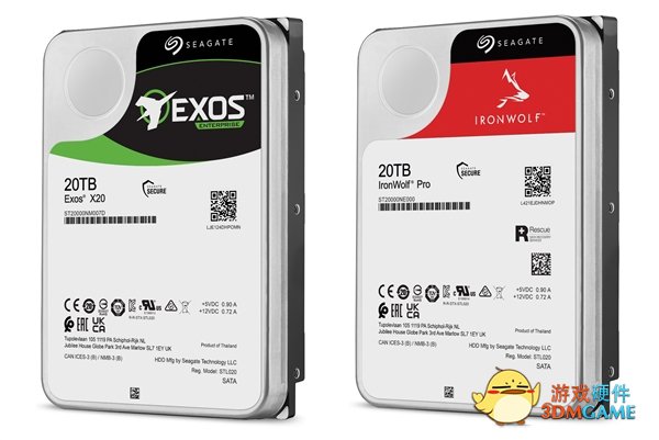希捷发布银河X20、酷狼Pro 20TB硬盘：业界首创10碟片工艺！