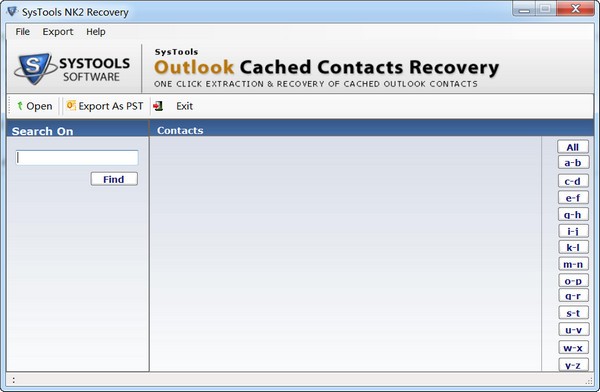 SysTools Outlook Cached Contacts Recovery(邮箱处理工具)