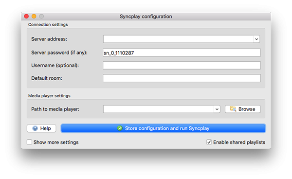  Syncplay Mac版1.6.9