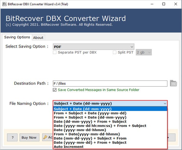 BitRecover DBX Converter Wizard(DBX文件转换器工具)v3.4