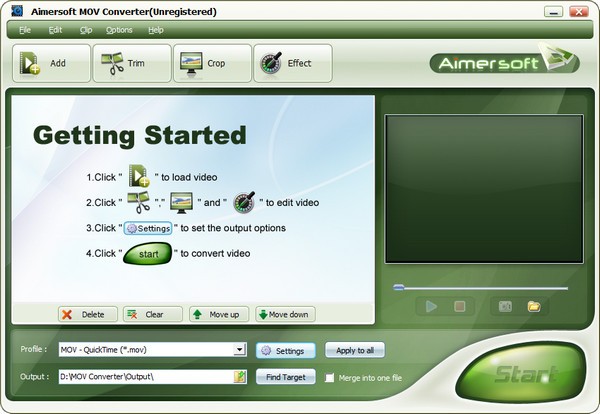 Aimersoft MOV Converterv1.1.57.0