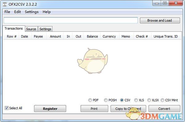 OFX2CSV(QFX转CSV工具)v2.3.2.2