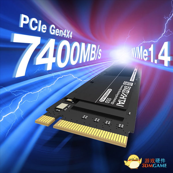 长江存储发布首款PCIe 4.0 SSD致态TiPro7000：读取冲到7.4GB/s