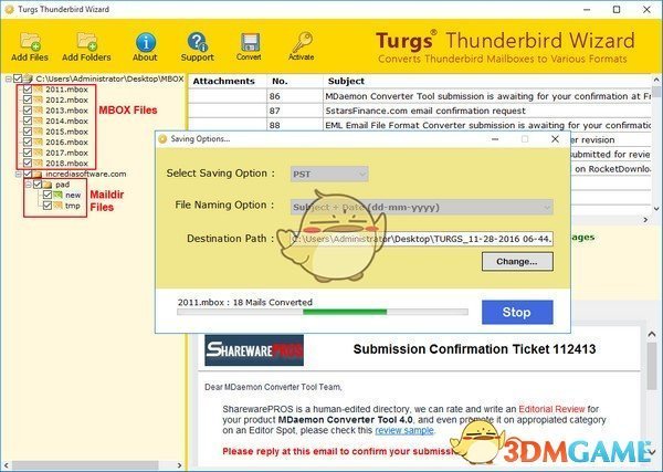 Thunderbird转换工具v4.0.0