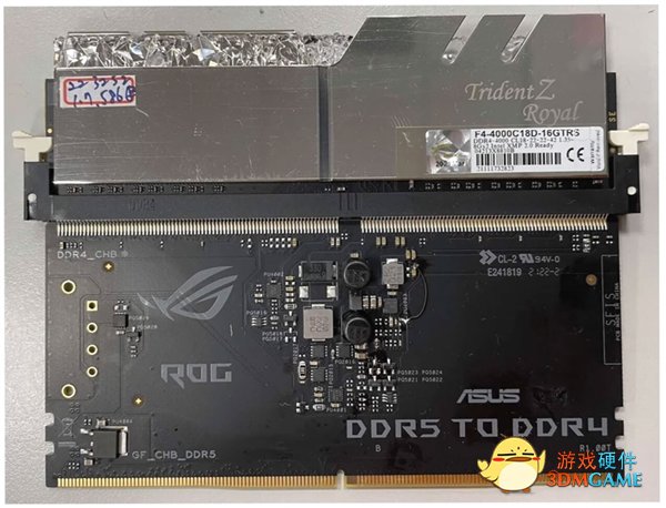 华硕开发内存转接卡：DDR5主板也能用DDR4