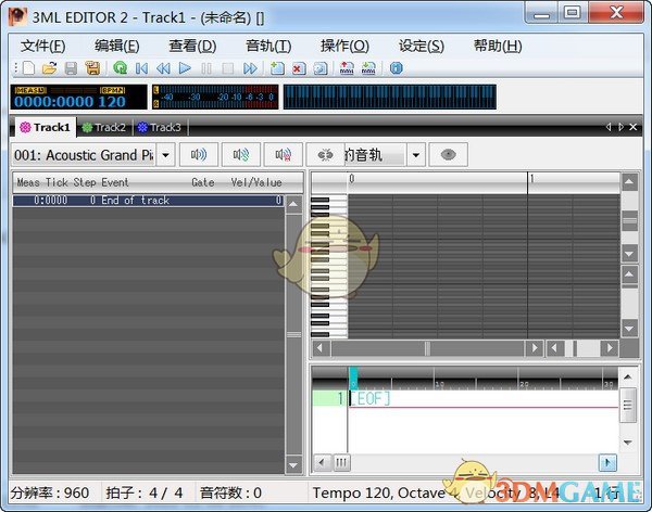 3ML EDITOR 2(乐谱制作软件)v2.03.783