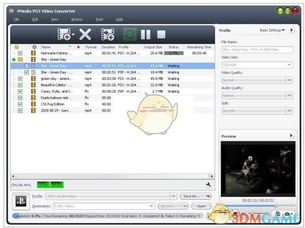 4Media PS3 Video Converter(视频转换工具)v6.5