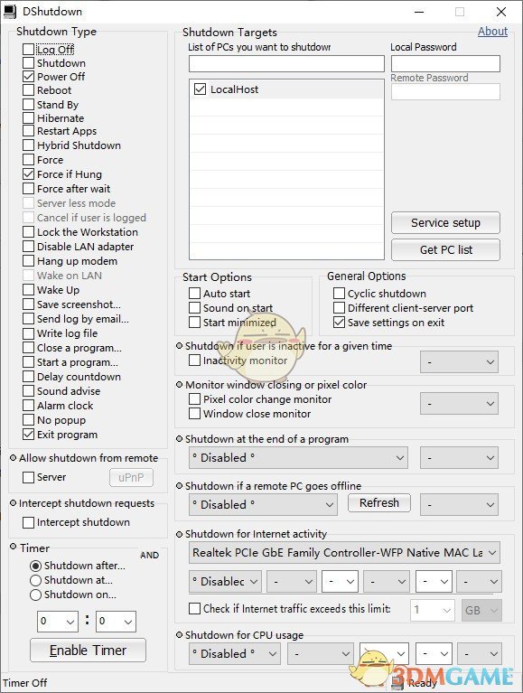 DShutdown(自动关机软件)v1.78