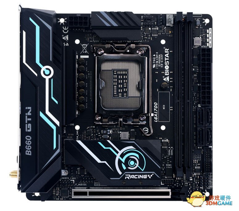 映泰推出 B660GTN ITX 主板：支持 12 代酷睿 + DDR4 内存