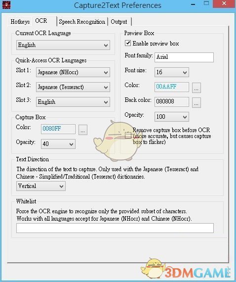 Capture2Text(图片文字识别工具)v4.6.2