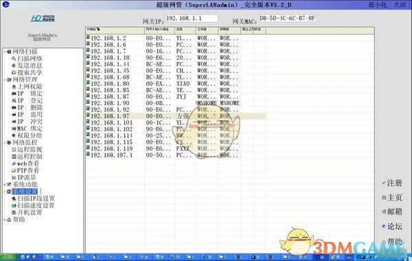 超级网管(SuperLANadmin)v5.4