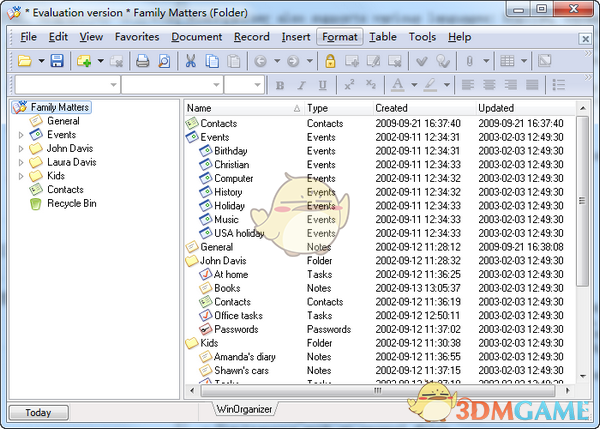 WinOrganizerv4.4