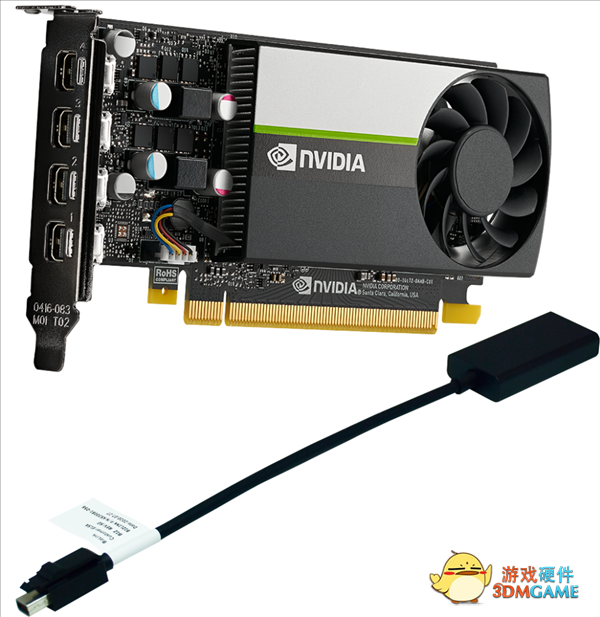 NVIDIA Quadro T1000开卖：支持4个4K显示输出 游戏性能等同GTX 1650
