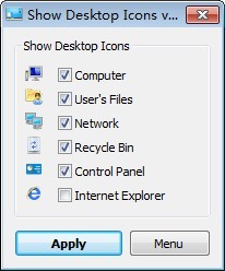 Show Desktop Icon(显示桌面图标软件)v1.1