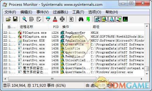 Process Monitor(进程监视工具)v3.88