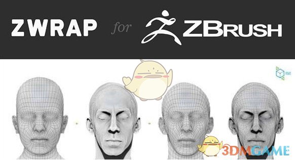 R3DS ZWrap(Zbrush 3D扫描变形插件)v1.1.3