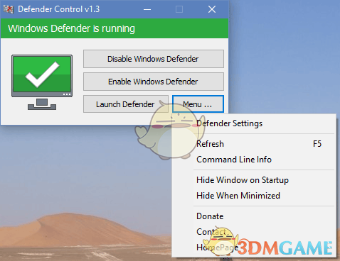 Defender Control(Defender关闭工具)v2.0