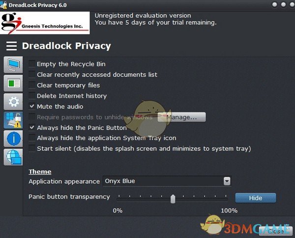 Dreadlock Privacy(窗口隐藏关闭软件)v6.0