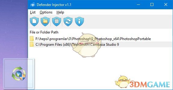 Defender Injector(win10防护系统免检工具)v1.1