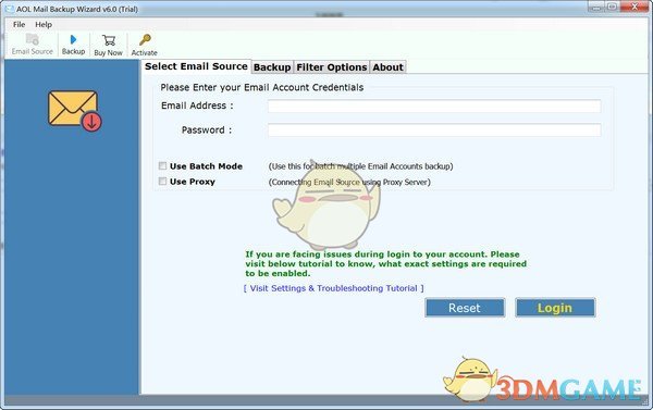AOL Mail Backup Wizardv6.0