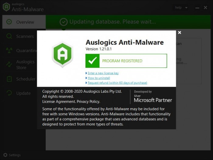 Auslogics Anti-Malwarev1.21