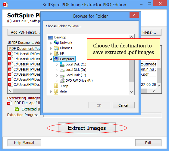SoftSpire PDF Image Extractorv1.3.0.0