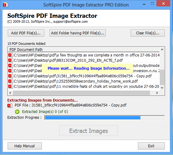 SoftSpire PDF Image Extractorv1.3.0.0