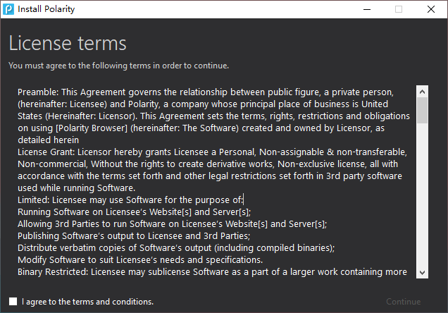 Polarity BrowserV9.3.5