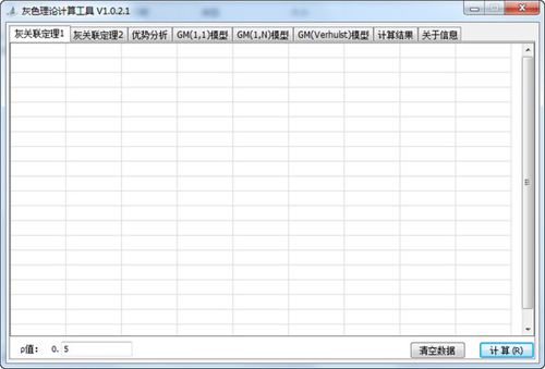灰色理论计算工具v1.0.2.1