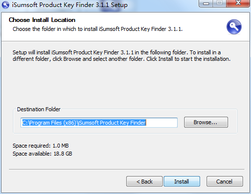 iSumsoft Product Key FinderV3.1.1